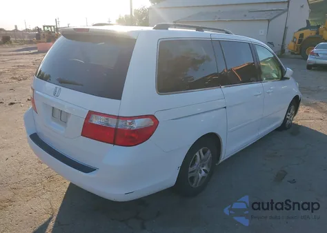 2006 Honda Odyssey Ex z USA, uszkodzony, nr VIN 5FNRL38446B430163